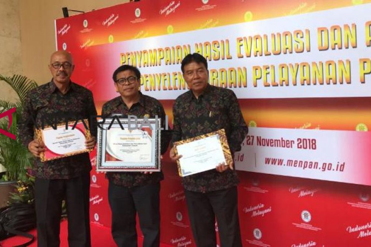 Tiga Pelayanan Publik Gianyar Diganjar Penghargaan Menpan RB