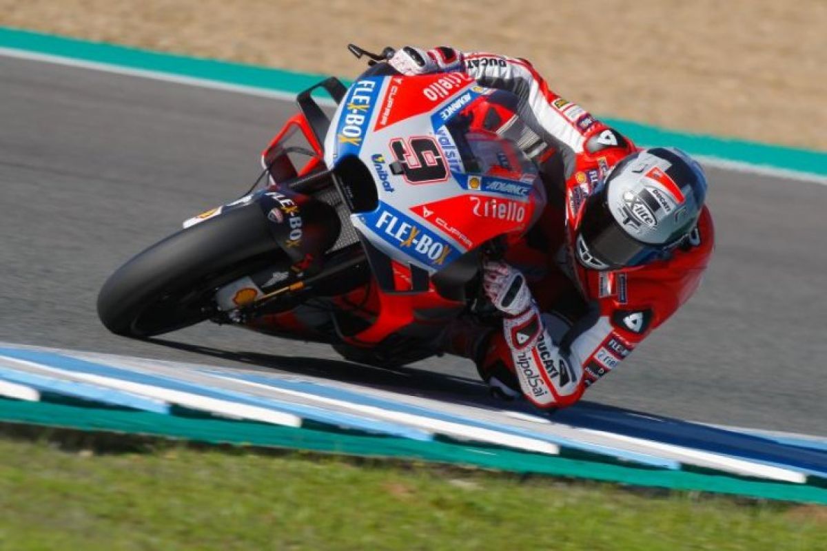 Petrucci tercepat hari pertama tes pramusim MotoGP di Jerez