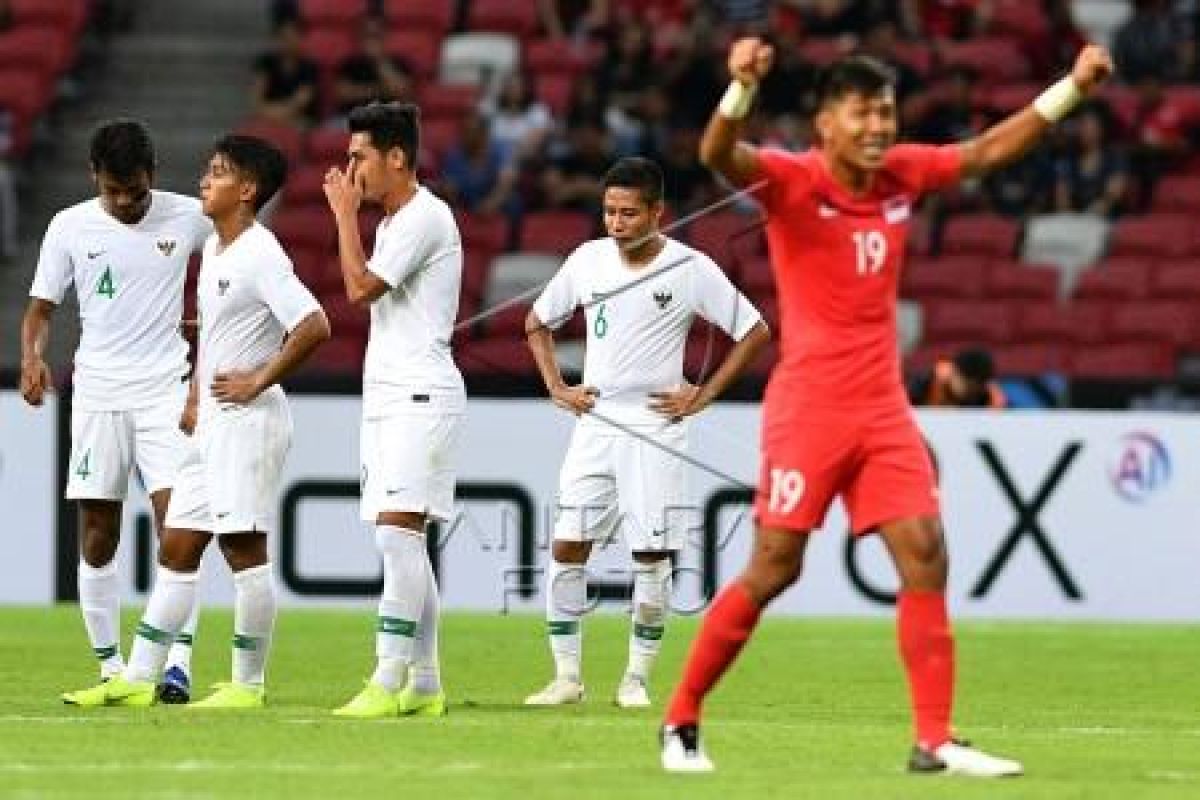 Indonesia ditaklukkan Singapura 0-1 Piala AFF 2018