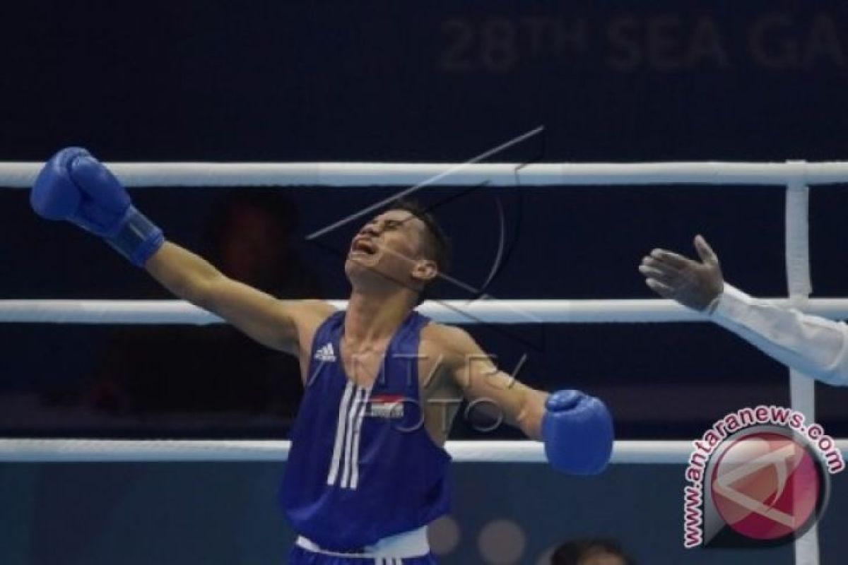 Dua Petinju Indonesia Sabet Emas di China