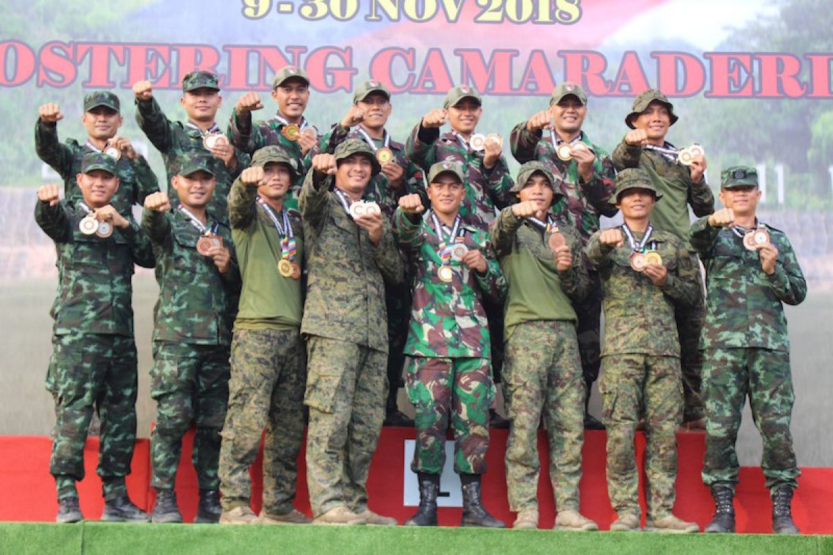 Indonesian army wins 28 gold medals at AARM 2018