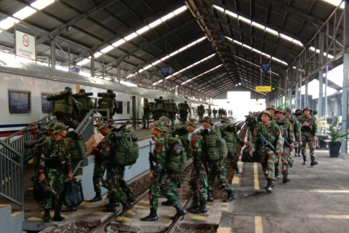 Latihan TNI tunjukkan kesiapan pasukan bantu pengamanan Pemilu 2019