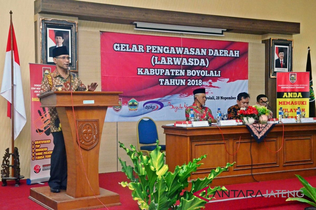 Menuju pemerintahan bersih, Pemkab Boyolali gelar pengawasan