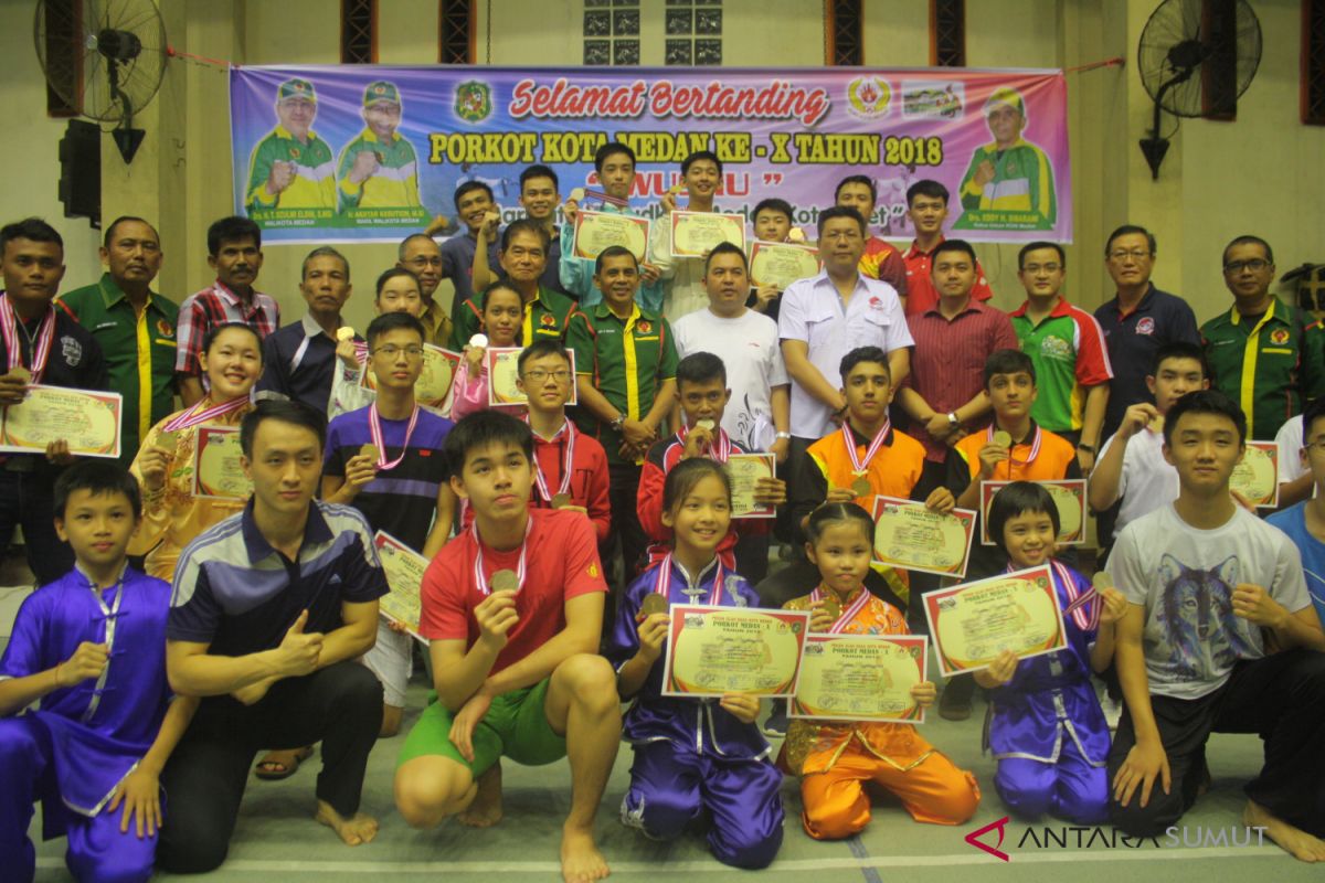 Medan Kota pertahankan juara umum wushu