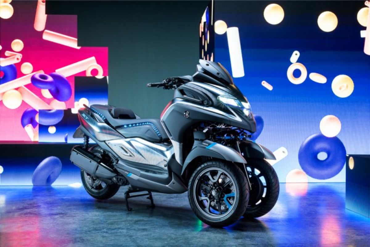 Prototipe Yamaha roda tiga terbaru dipamerkan di Milan