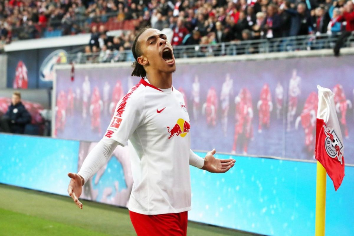 Dua gol Poulsen antar Leipzig ke peringkat ketiga