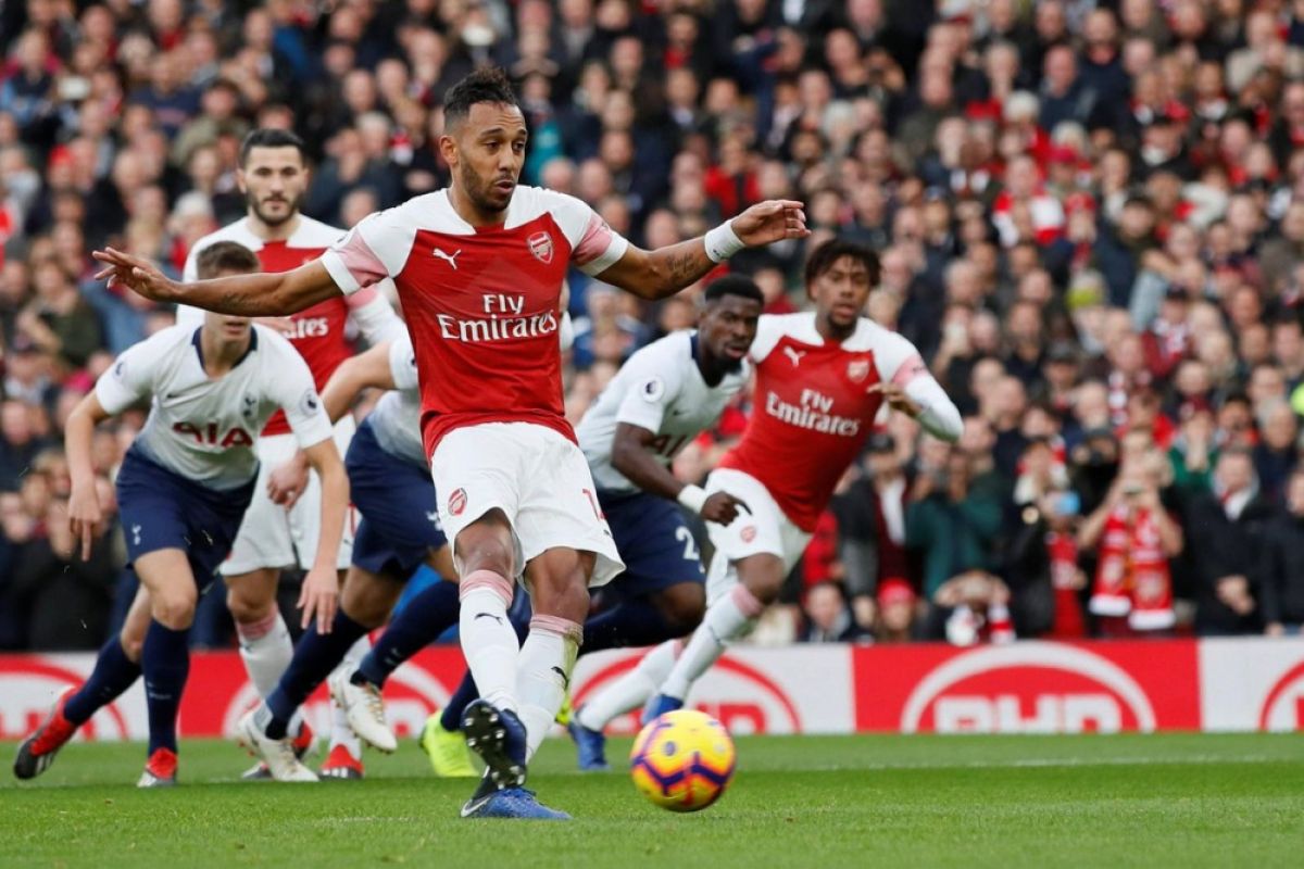 Aubameyang anggap kemenangan atas Tottenham penampilan terbaiknya di Arsenal