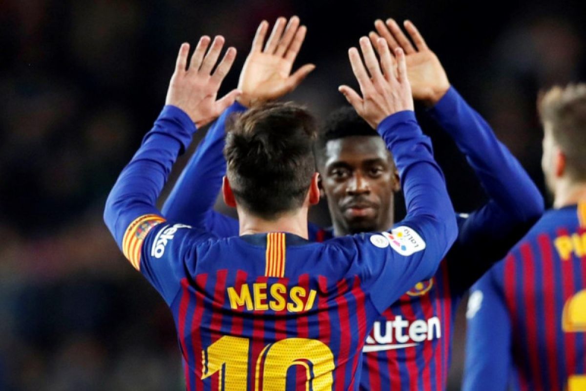 Hasil dan klasemen Liga Spanyol, Barcelona lewatkan pergantian tahun di puncak klasemen