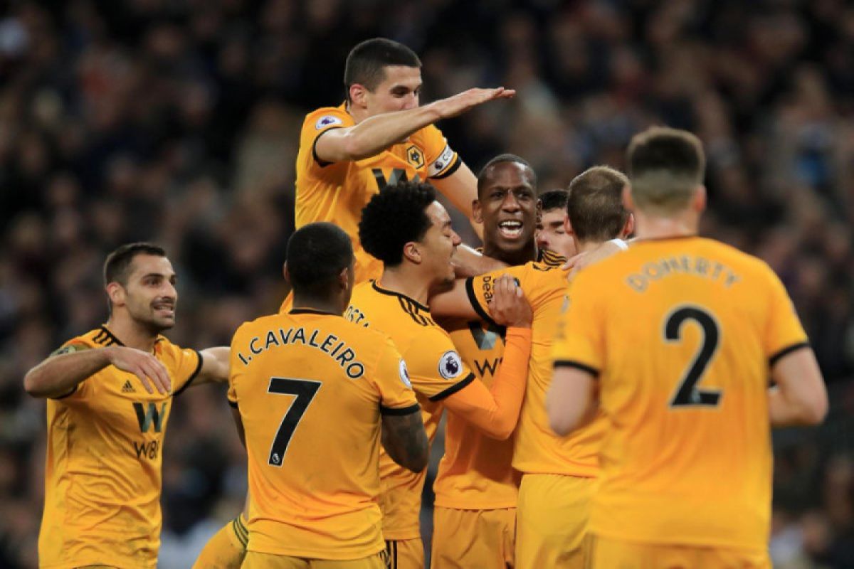 Wolverhampton jegal momentum positif Tottenham, curi kemenangan 3-1 di Wembley