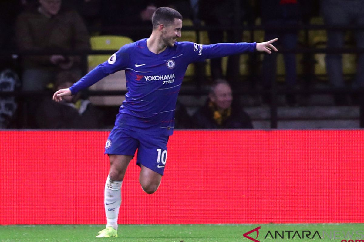 Masih diincar Madrid, Chelsea banderol Hazard 100 juta poundsterling