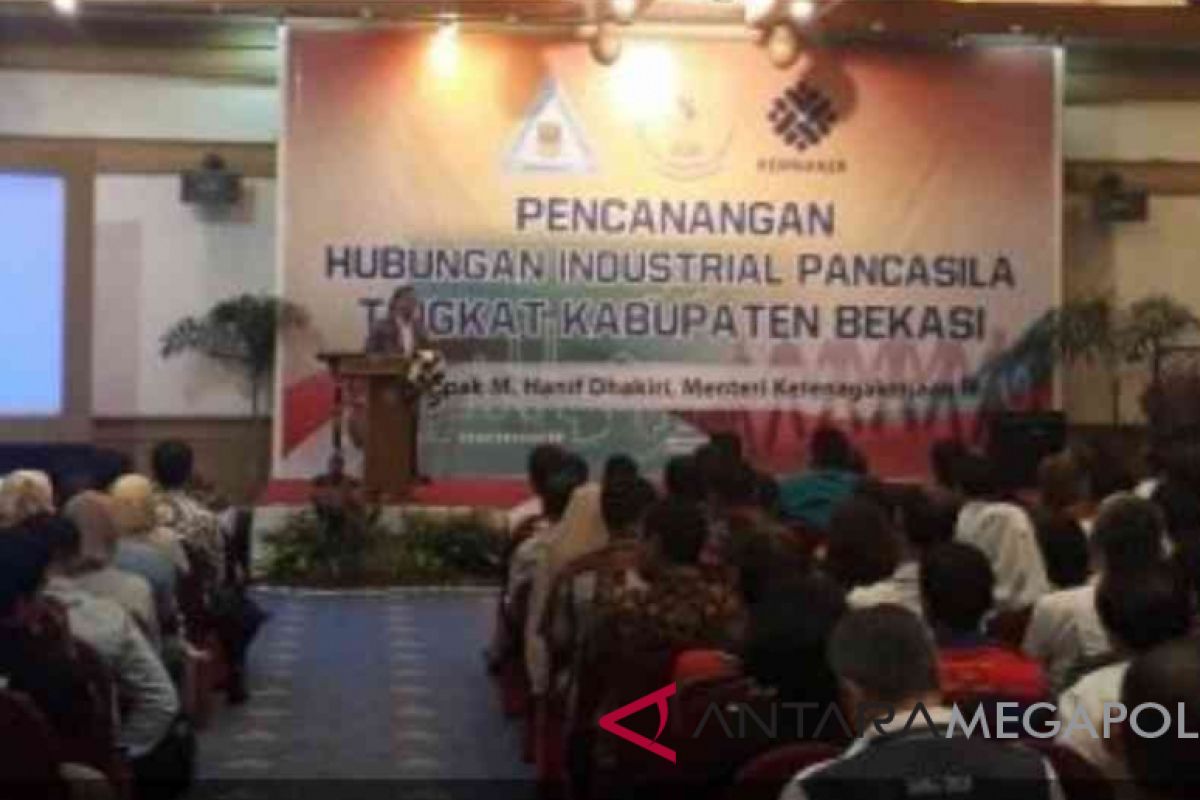 Kabupaten Bekasi jadi percontohan hubungan industrial Pancasila