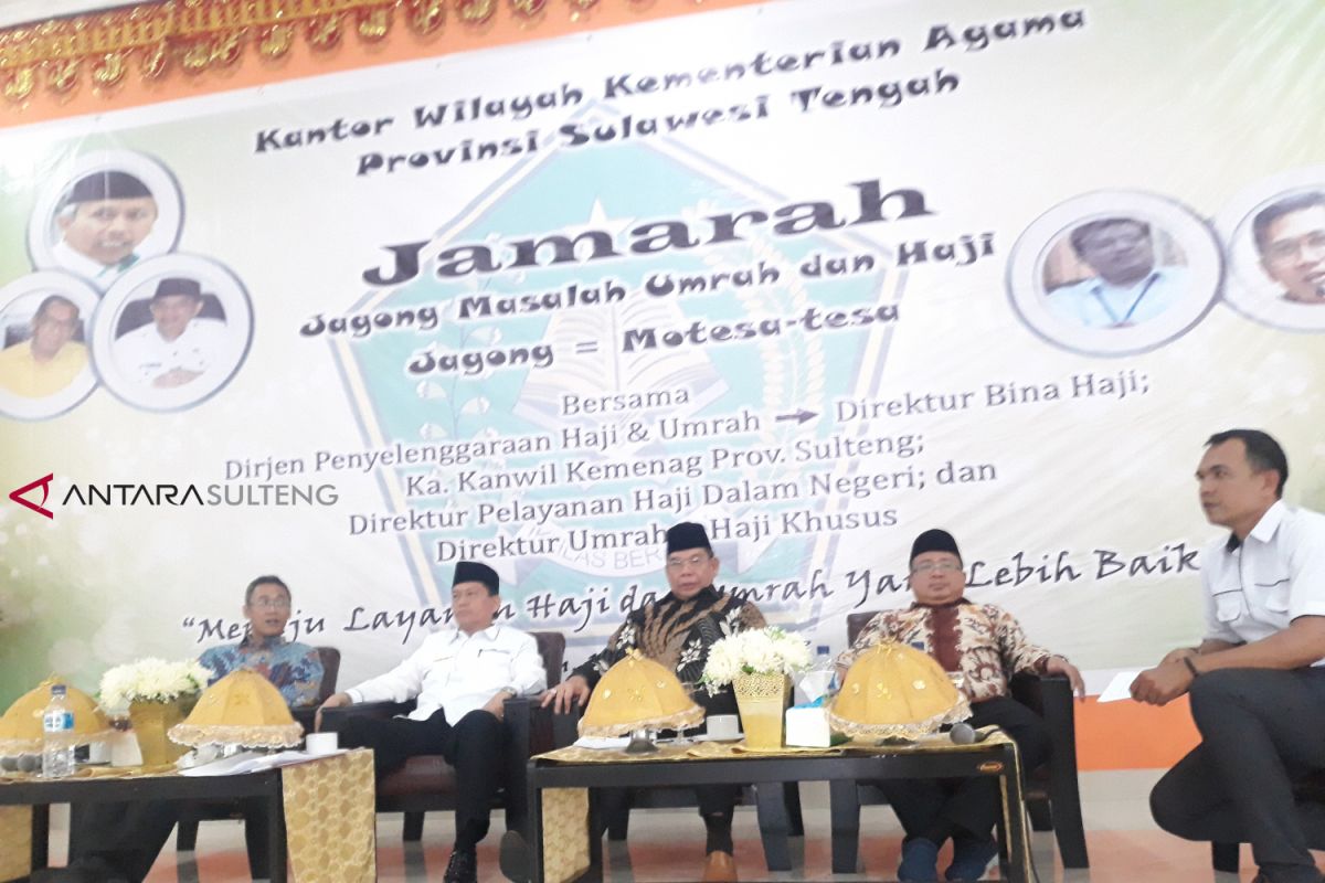 Kanwil Kemenag upayakan Sulteng menjadi embarkasi haji antara