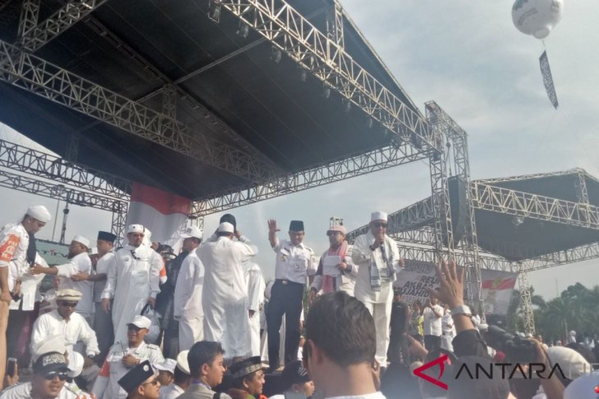 Petinggi partai politik hingga Buni Yani ada di Reuni 212