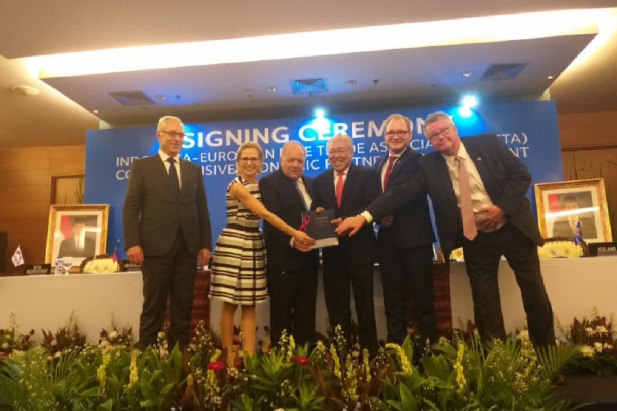 Indonesia-EFTA tanda tangani kemitraan ekonomi komprehensif
