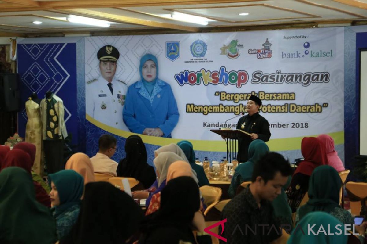 Kembangkan pengrajin Sasirangan lokal PKK HSS gelar Workshop