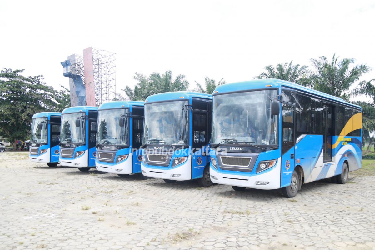 Terimakasih, Kaltara Sudah Terima Bantuan 5 Unit Bus