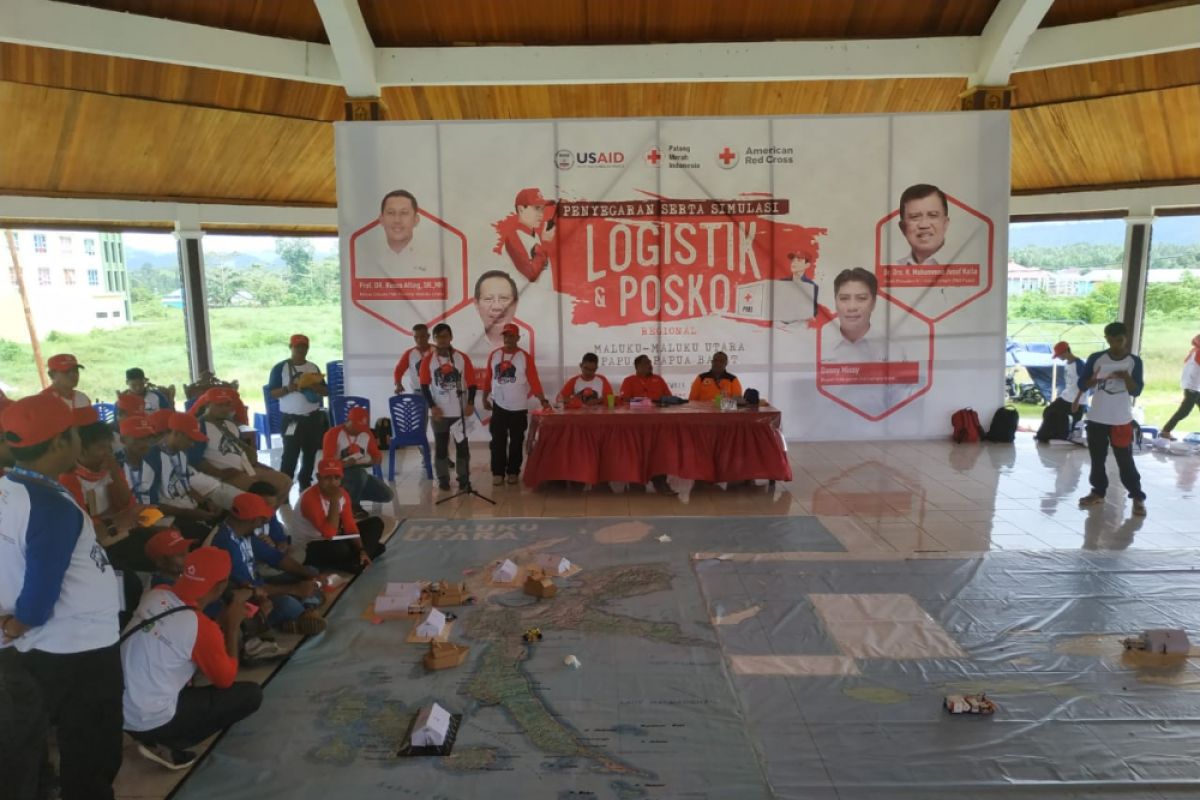 PMI gelar simulasi logistik dan posko