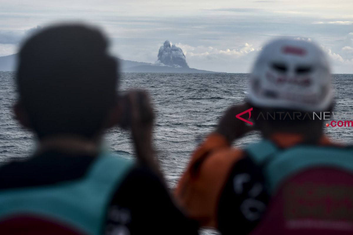 Pos Pengamat: Anak Krakatau tidak terdengar dentuman lagi