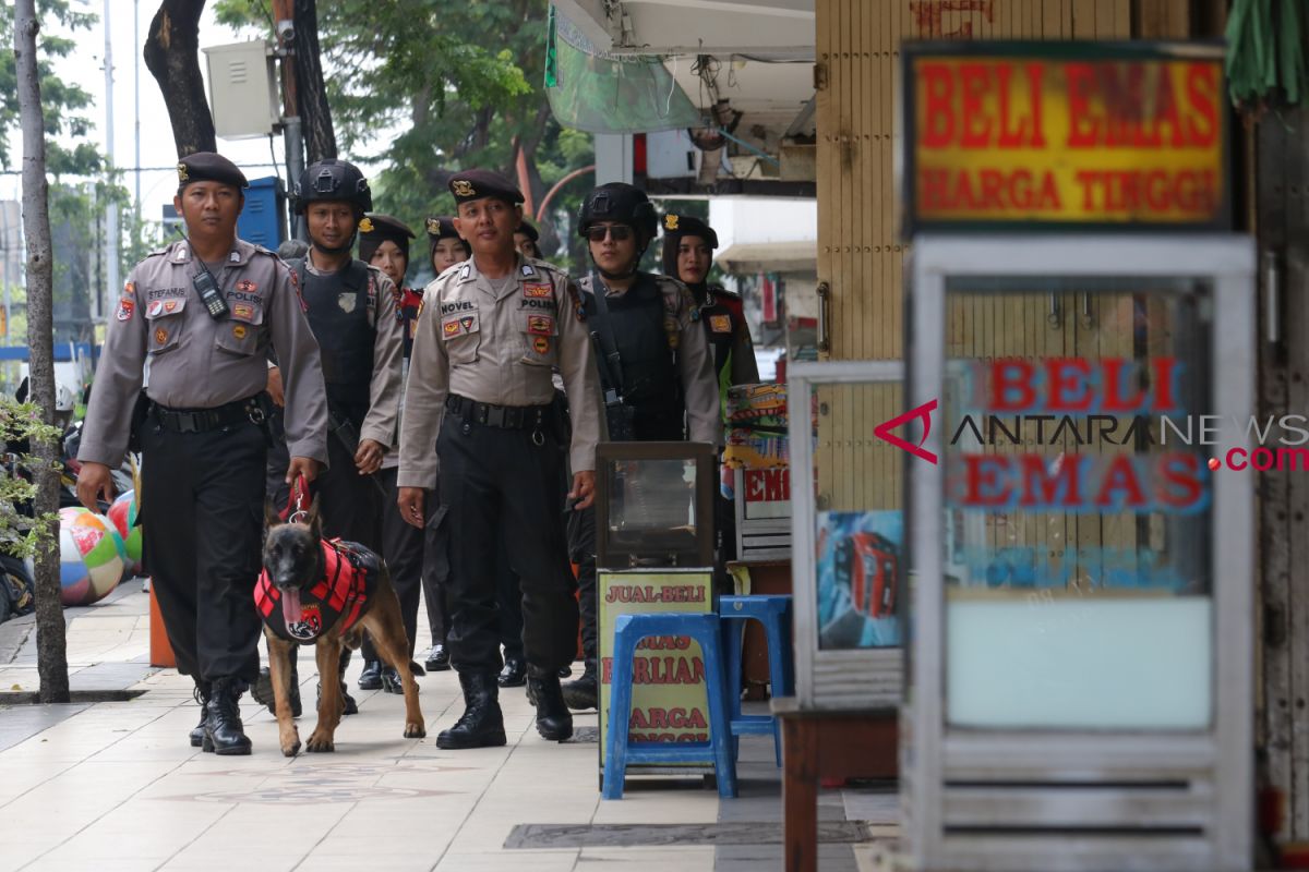 Polres Bantul patroli saat perayaan tahun baru