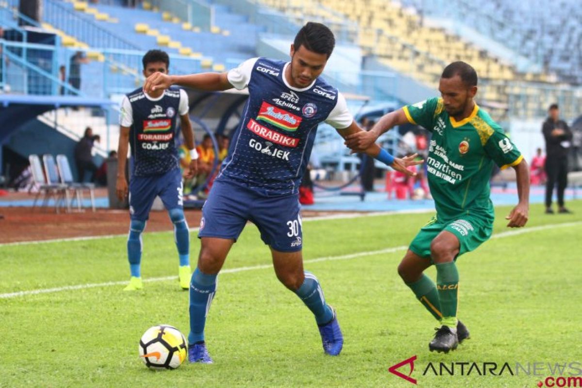 Arema kirim Sriwijaya ke Liga 2