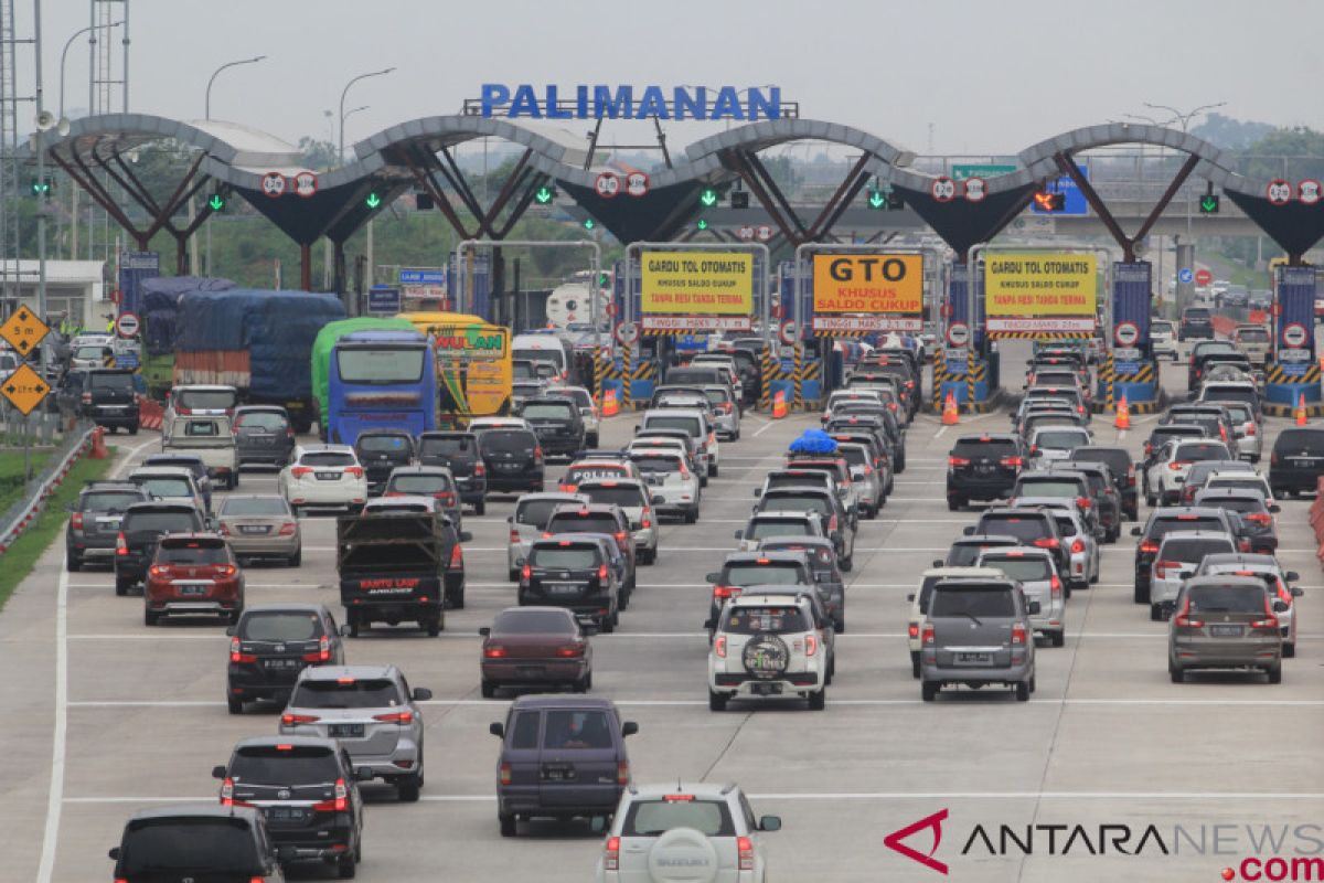 Puncak arus mudik tol Cipali diprediksi terjadi pada Sabtu-Minggu