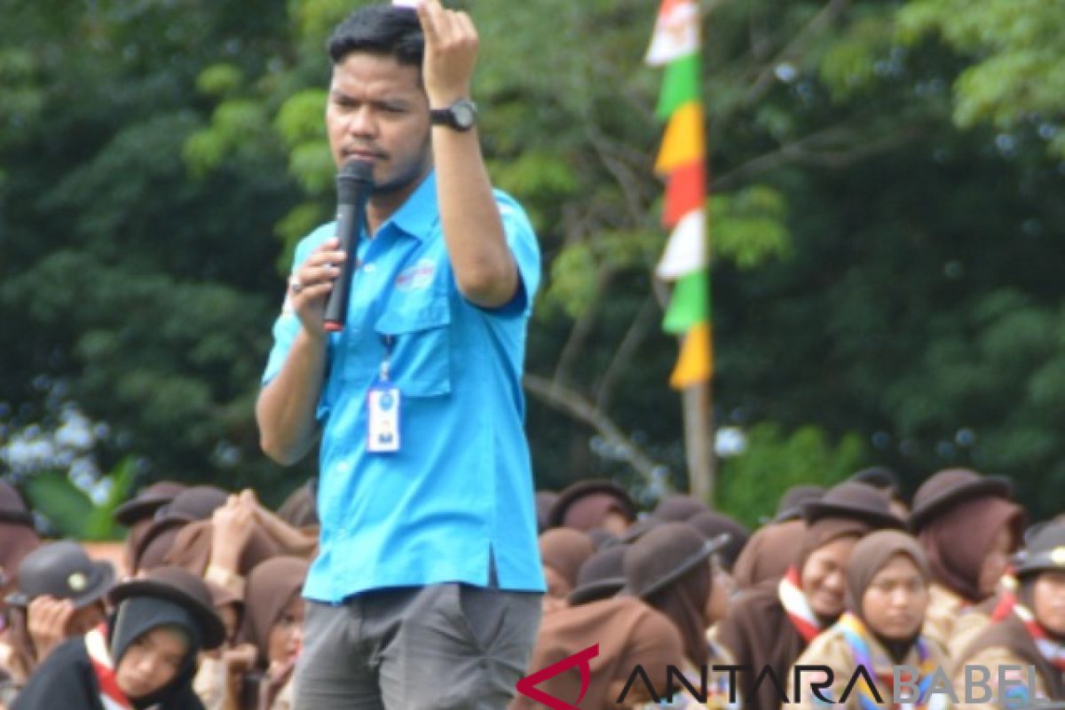 BNNK Bangka sosialisasi bahaya narkoba ke peserta Perata-PW