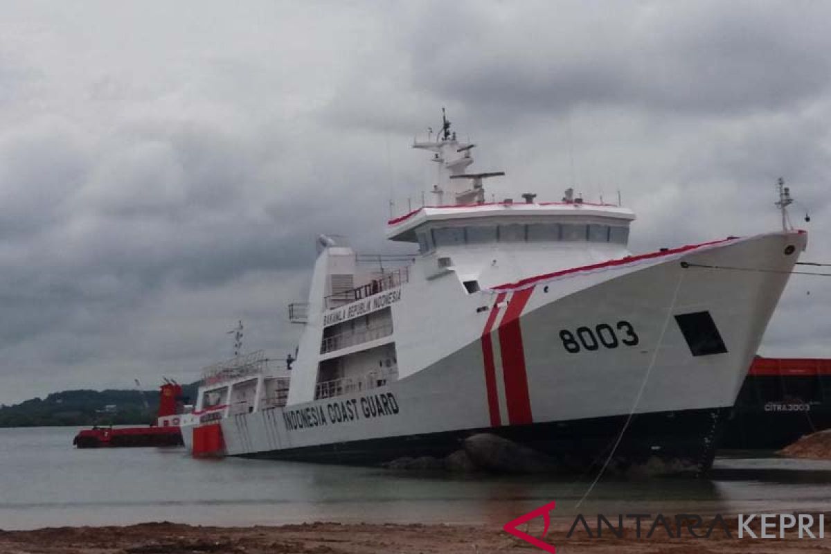 Bakamla luncurkan tiga kapal patroli di Batam
