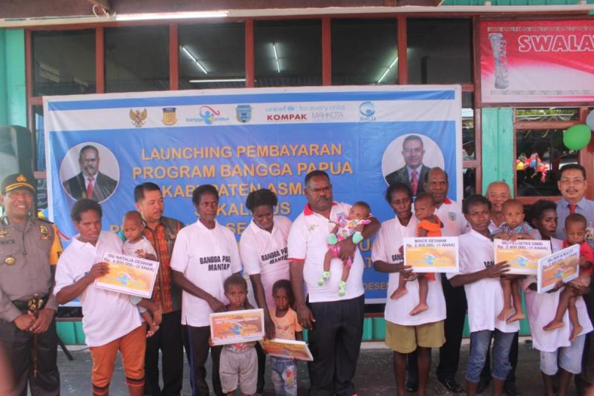 Bupati Asmat luncurkan pembayaran dana Bangga Papua