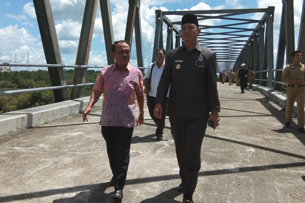 DPRD Kalteng diminta bantu percepatan penyelesaian Jembatan Jelai di Sukamara