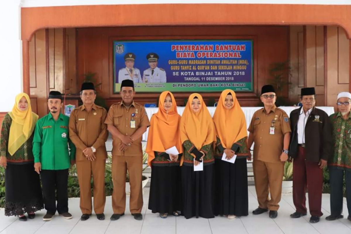 Pemkot Binjai berikan bantuan operasional buat 445 guru