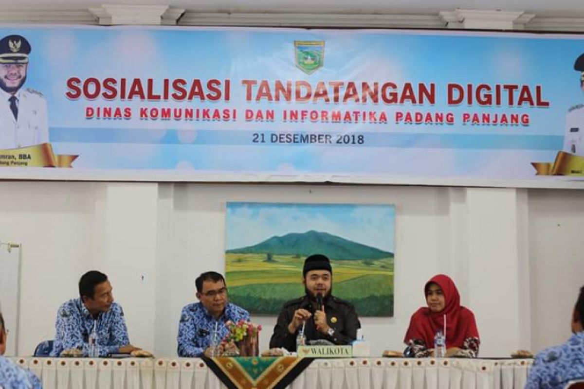 Padang Panjang kenalkan penggunaan tandatangan digital