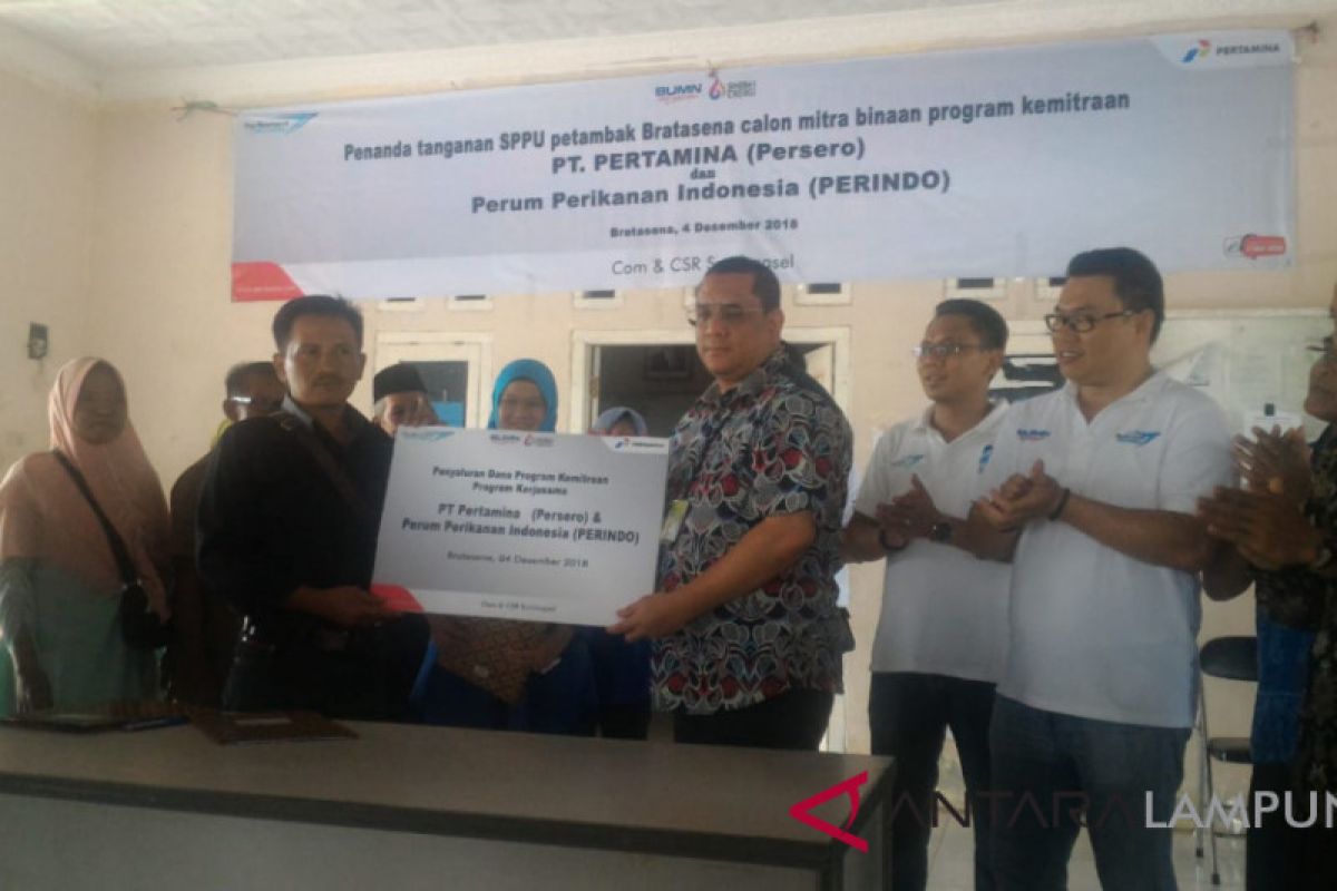 Pertamina salurkan Rp31 miliar untuk petambak Bratasena