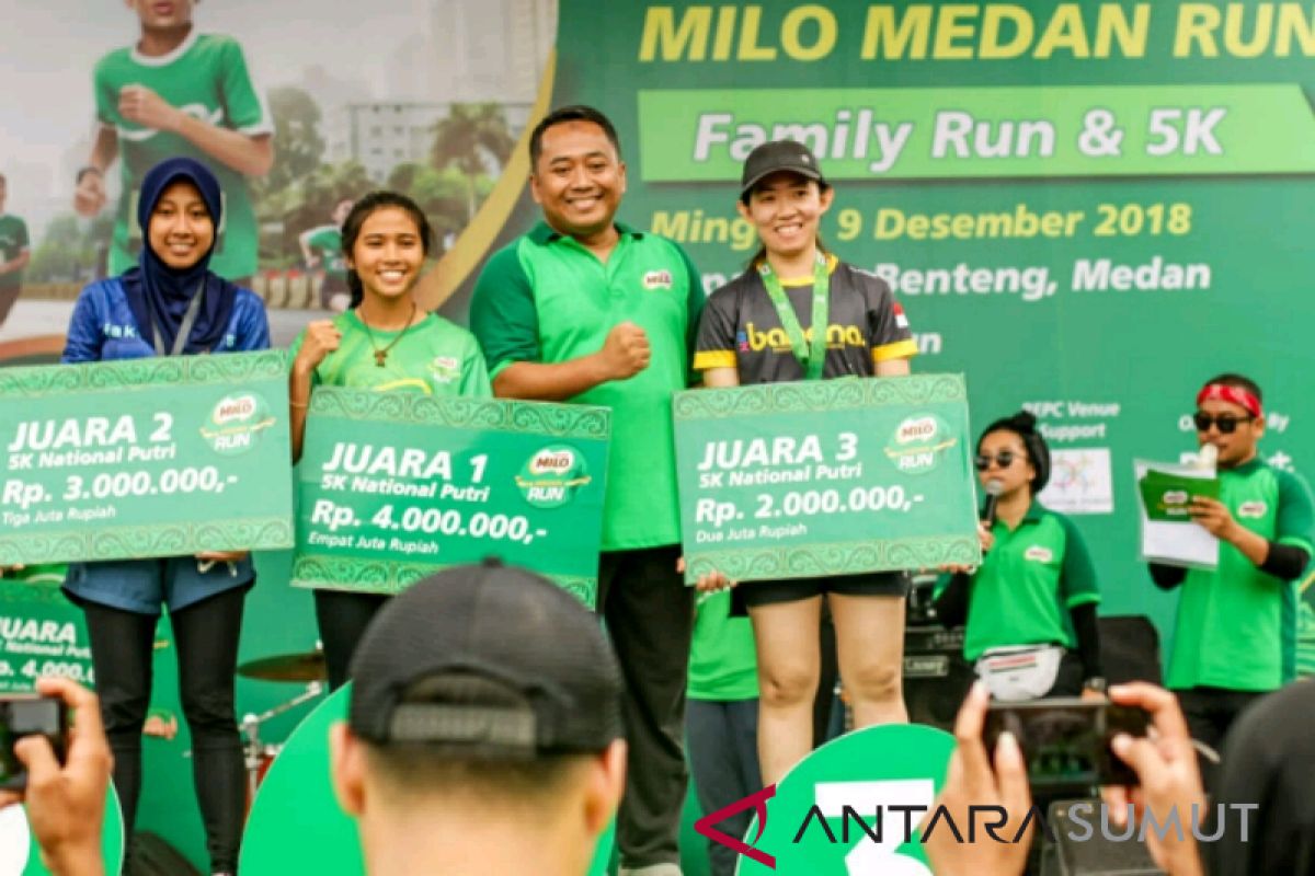 MILO Medan Run sukses dan jadi kegiatan tetap