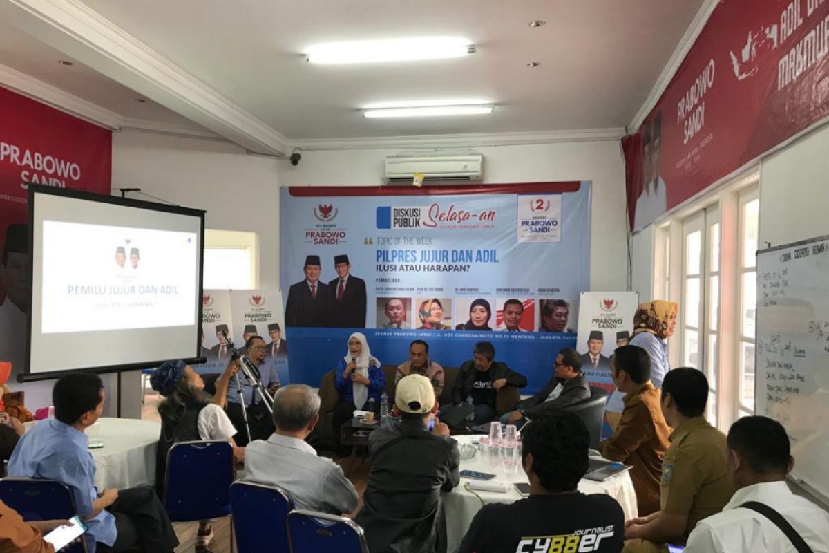 Kubu Prabowo-Sandiaga Uno tentang pemilih dalam DPT Pemilu 2019