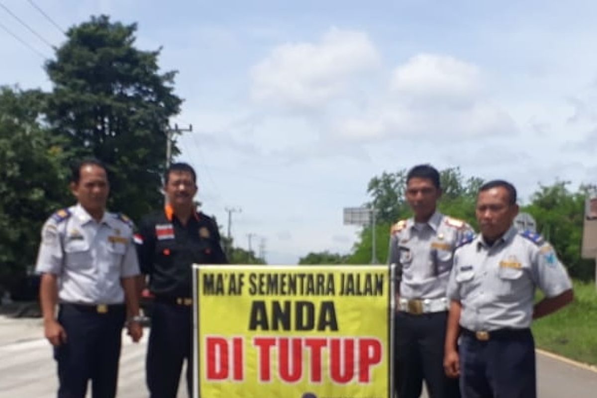 Jalan AMD Muarabulian ditutup sementara