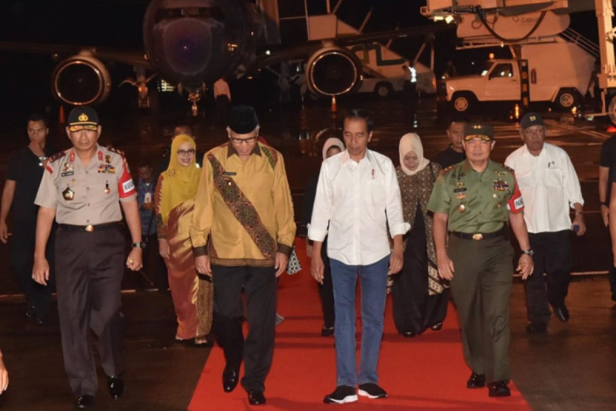 Presiden Jokowi tiba di Aceh lakukan kunjungan kerja