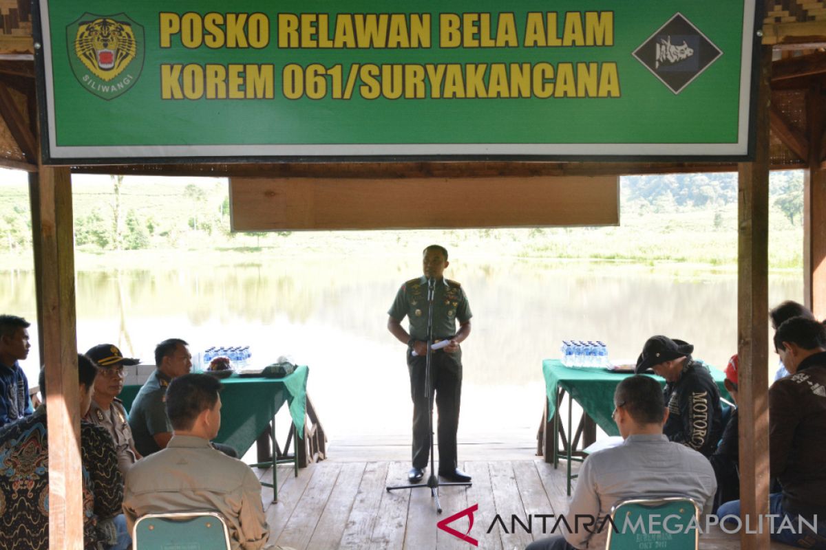 Danrem 061/Suryakancana ajak Forkopimda kelola Telaga Saat