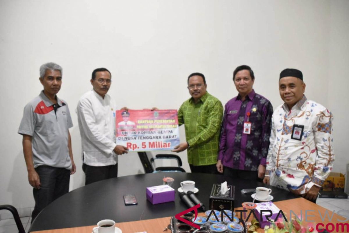 Pemprov Kalteng bantu  korban bencana NTB Rp5 miliar