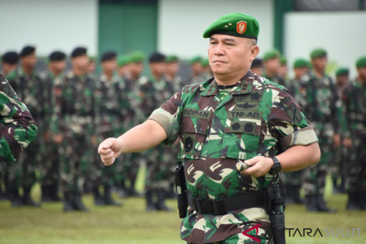 Pangdam lepas peleton Yuddha Wastu Pramuka Jaya