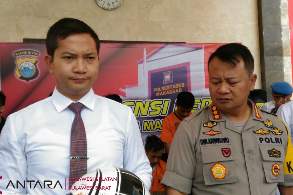 Tim penikam Makassar amankan dua pelaku curanmor