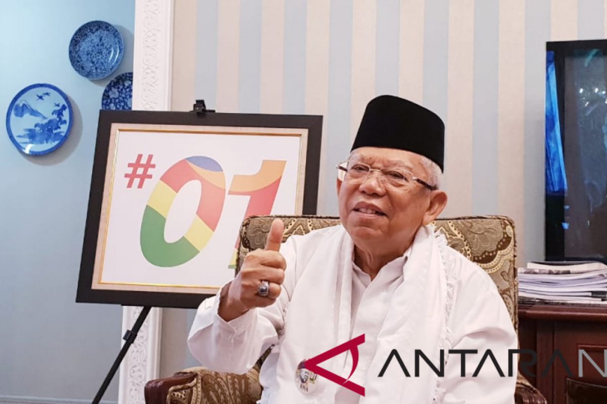 Ma'ruf Amin apresiasi perolehan 51 persen saham Freeport