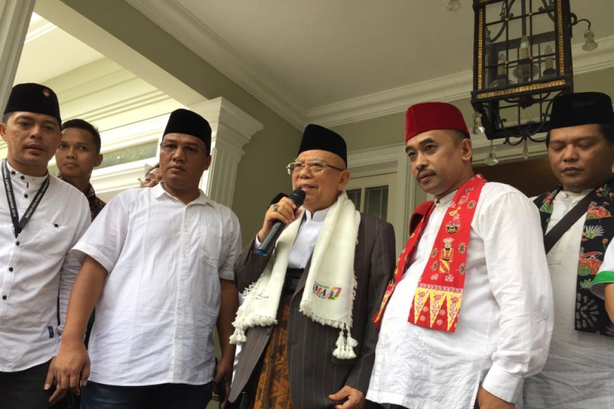 Ma'ruf Amin terima dukungan masyarakat Betawi