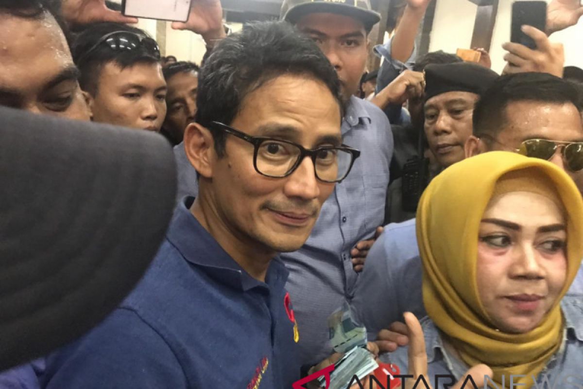 Sandiaga dapat sumbangan dana kampanye dari petani kedelai