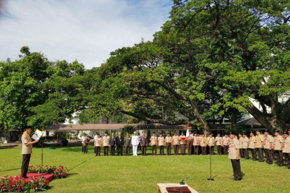 Presiden Lantik Pengurus Kwartir Nasional Gerakan Pramuka 2018-2023