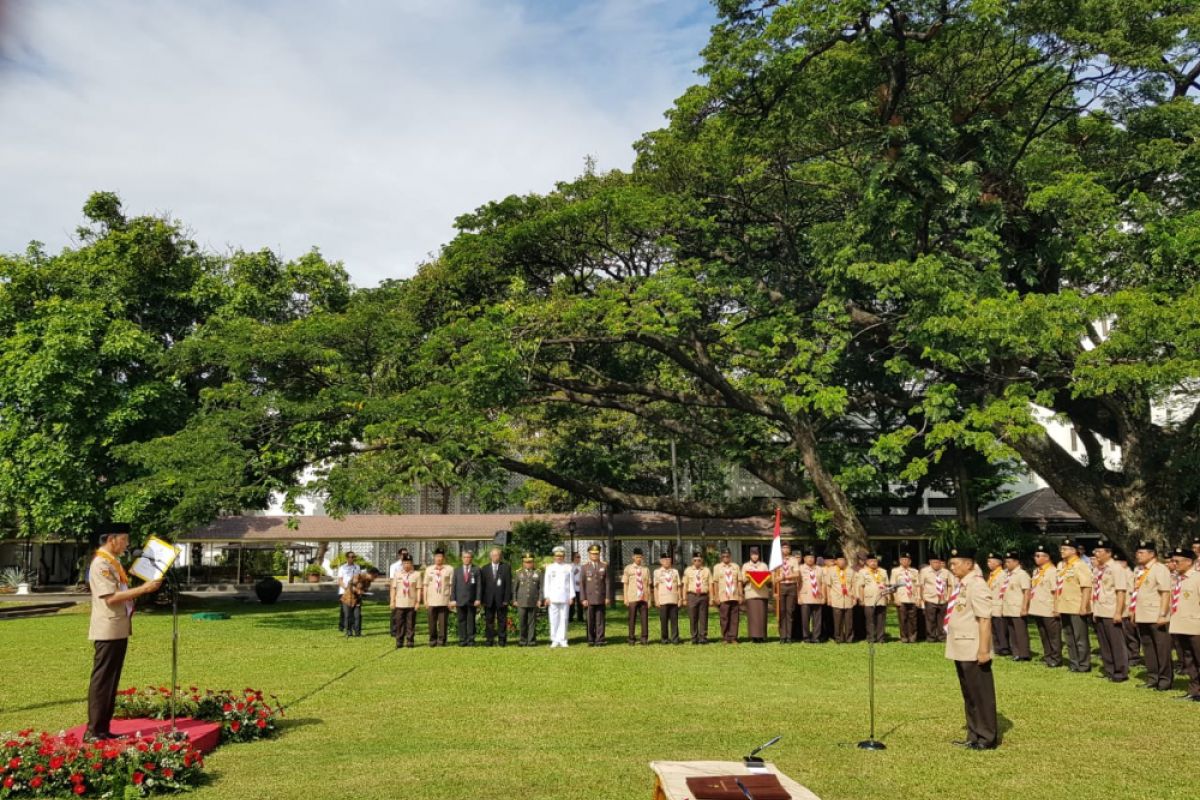 Presiden lantik pengurus Kwartir Nasional Gerakan Pramuka 2018-2023