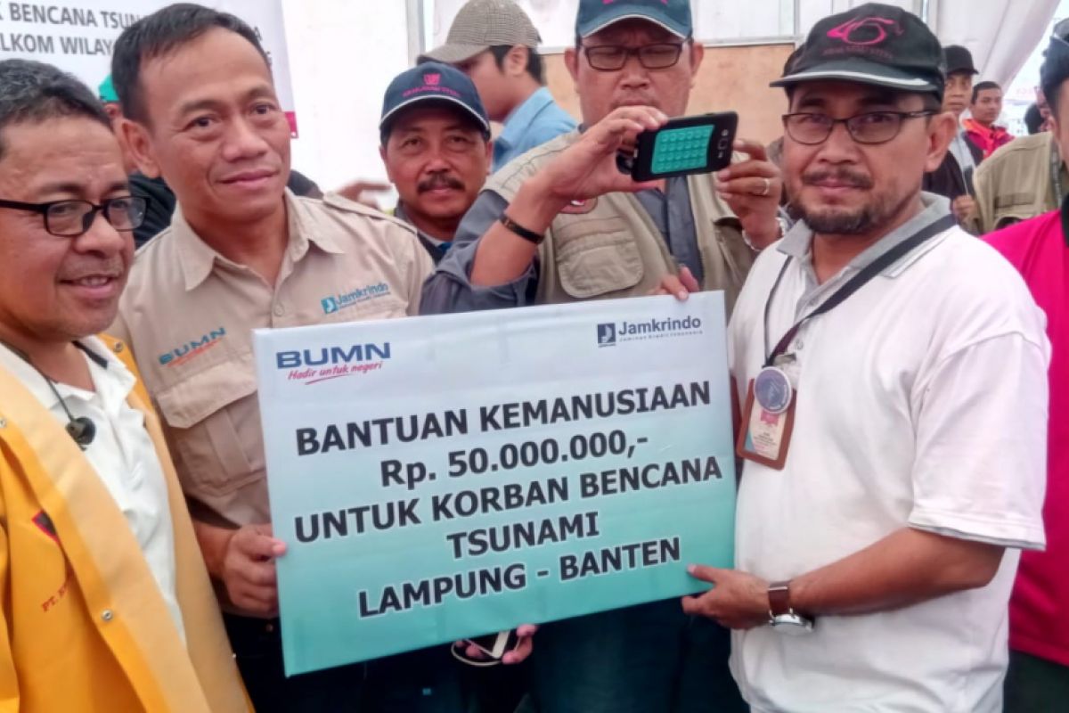 QNET Salurkan Bantuan Untuk Korban Tsunami Selat Sunda