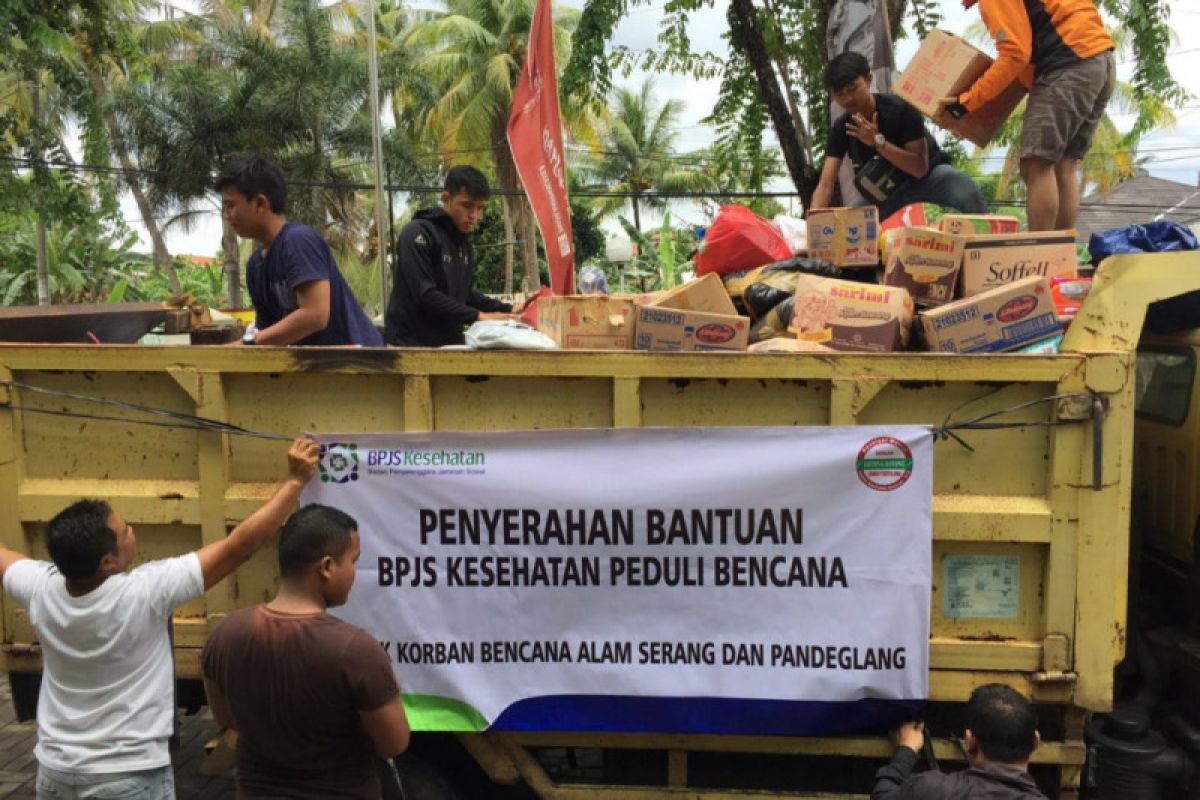 BPJS Kesehatan salurkan bantuan bencana tsunami Selat Sunda