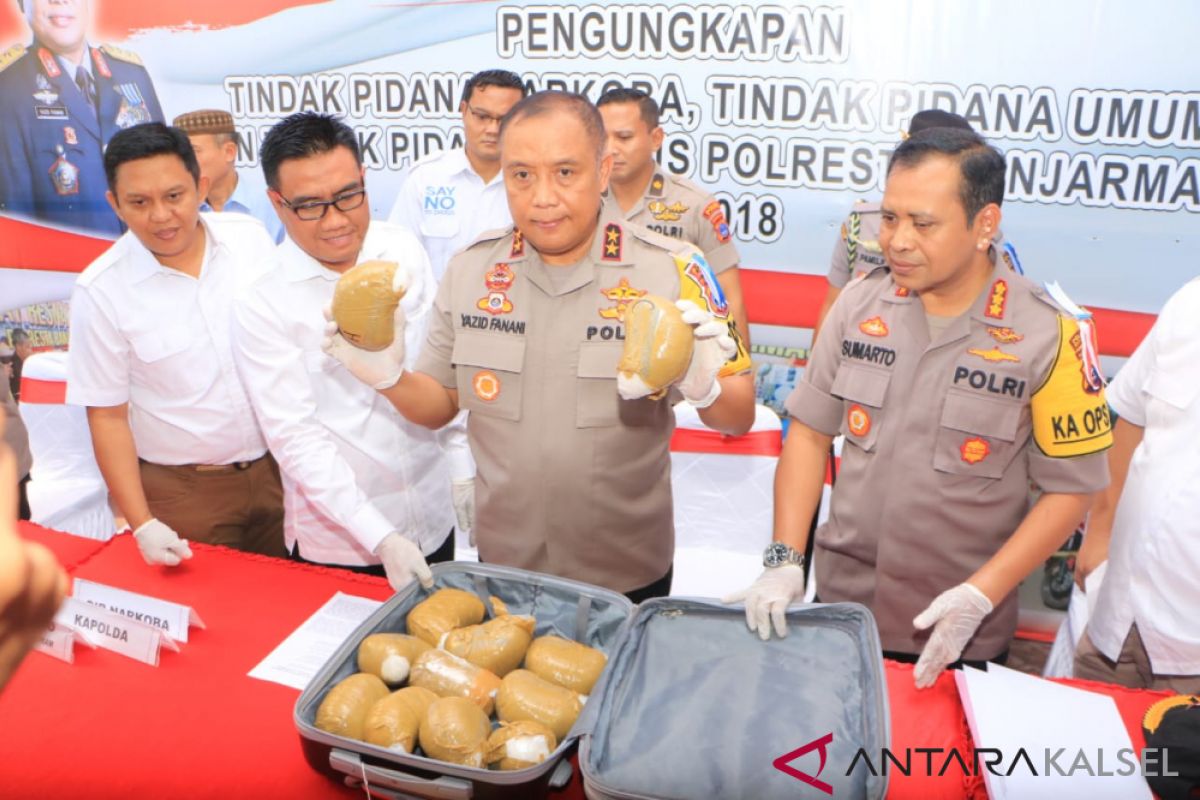 Banjarmasin Police seizes a new record of sabu-sabu
