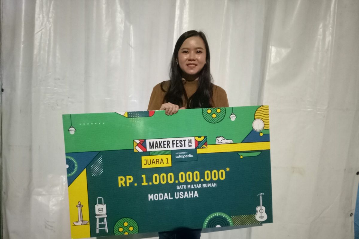 Produk jajanan bayi jadi yang terbaik pada ajang MakerFest 2018