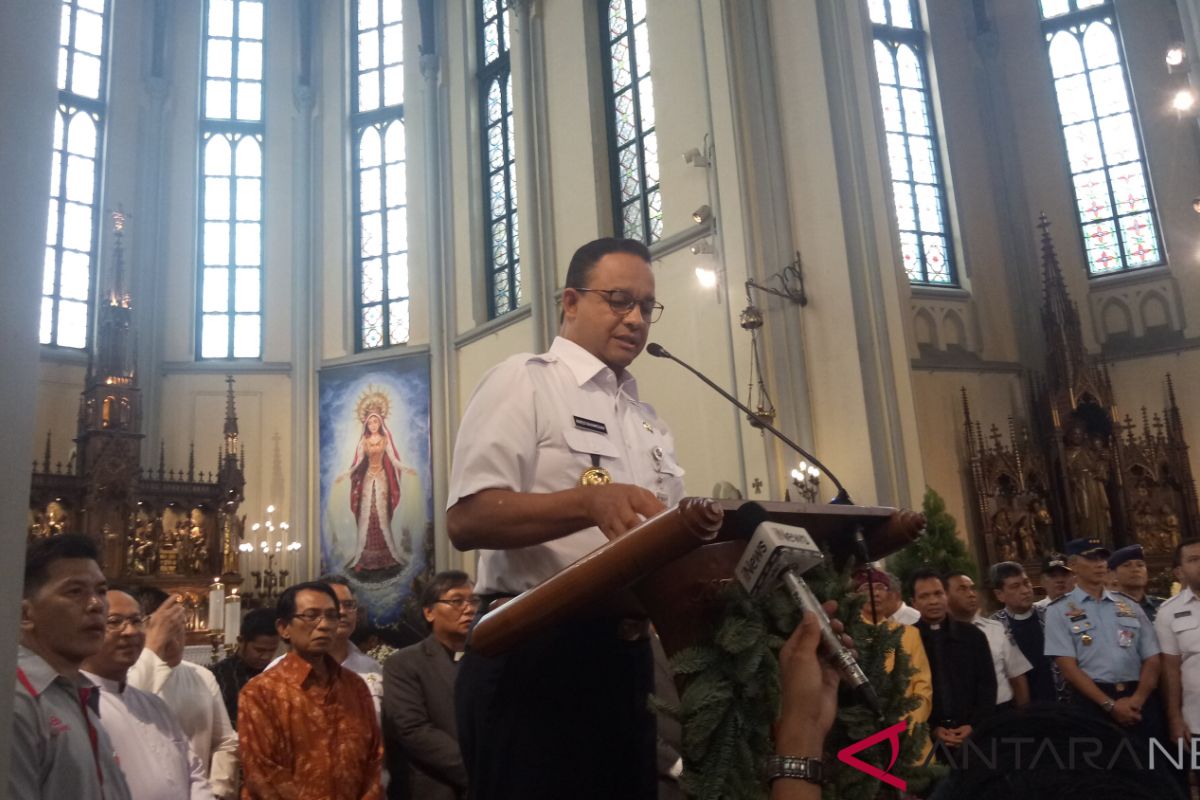 Anies tinjau sejumlah gereja di Jakarta